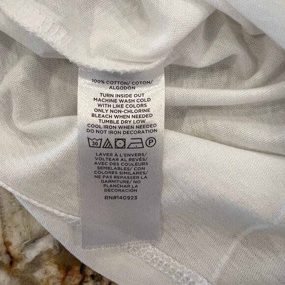 NWT LOFT White Paris City Of Love Relaxed Crew Tee - Picture 10 of 10